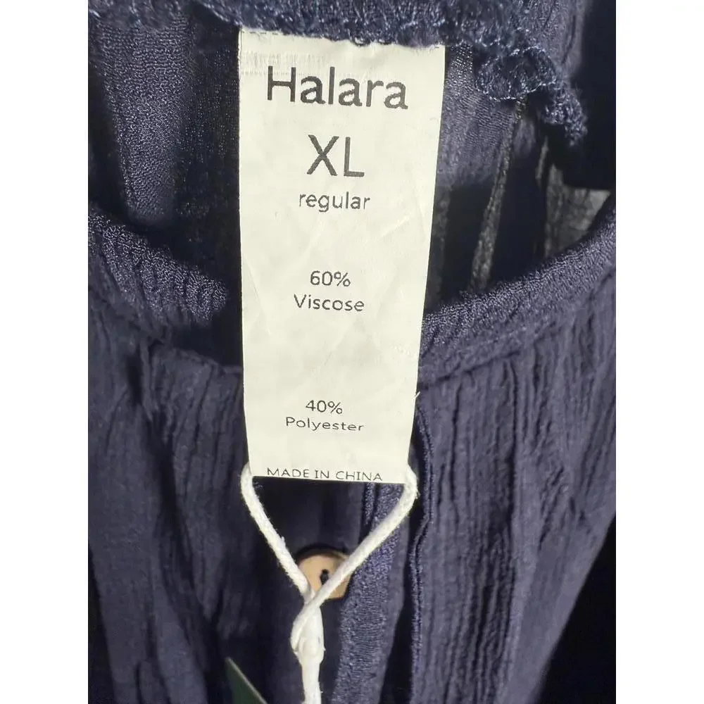NWT Halara High Waisted Drawstring Pocket Flowy Midi Casual Skirt Size XL - Picture 6 of 8